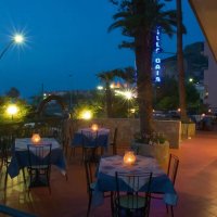 Villa Gaia Hotel Cefalù terrazza serale